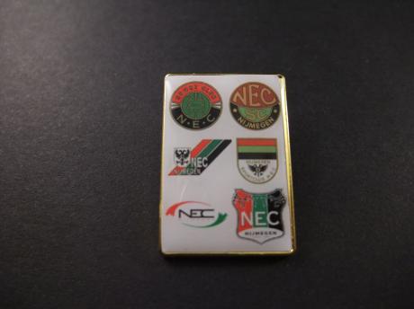 N.E.C voetbalclub Nijmegen, 6 verschillende logo's